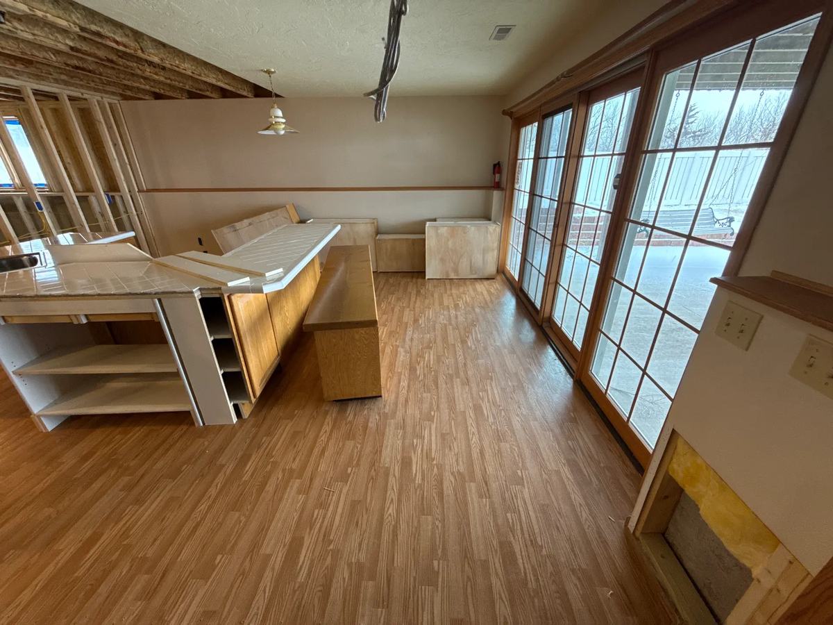 A restored interior after professional cleanup